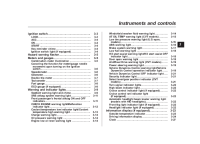 Subaru XV-Owners manual - instruments-and-controls 2013 EN 